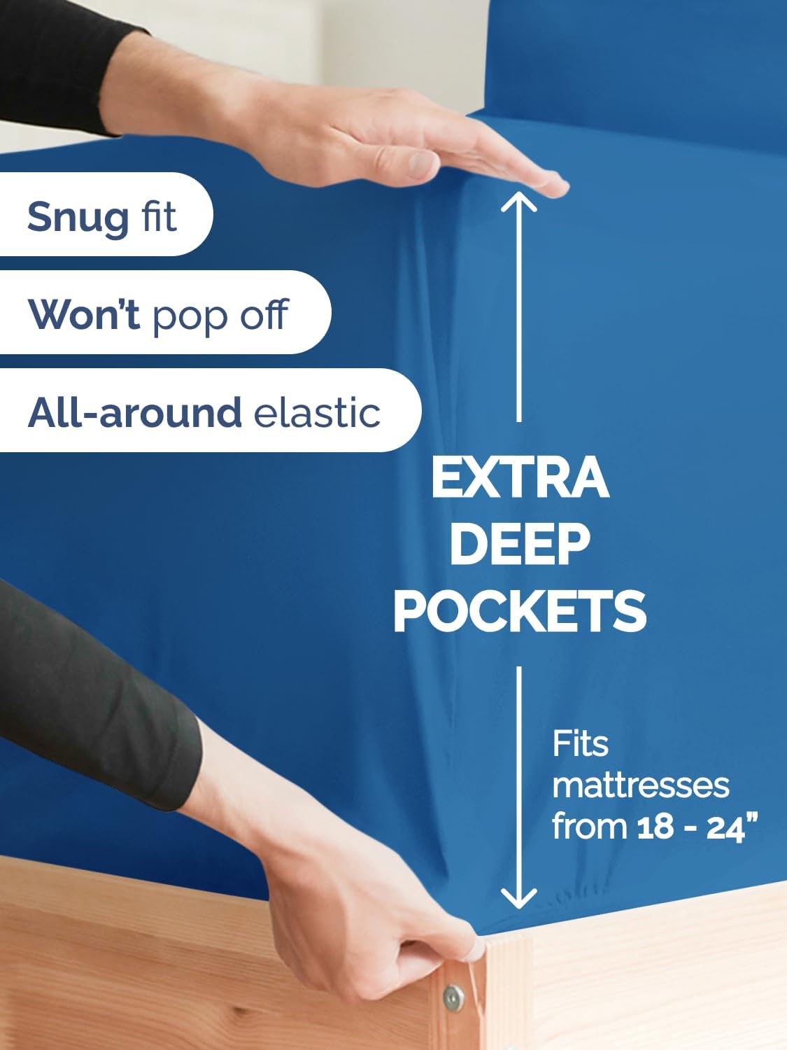 6 Piece Deep Pocket Sheet Set