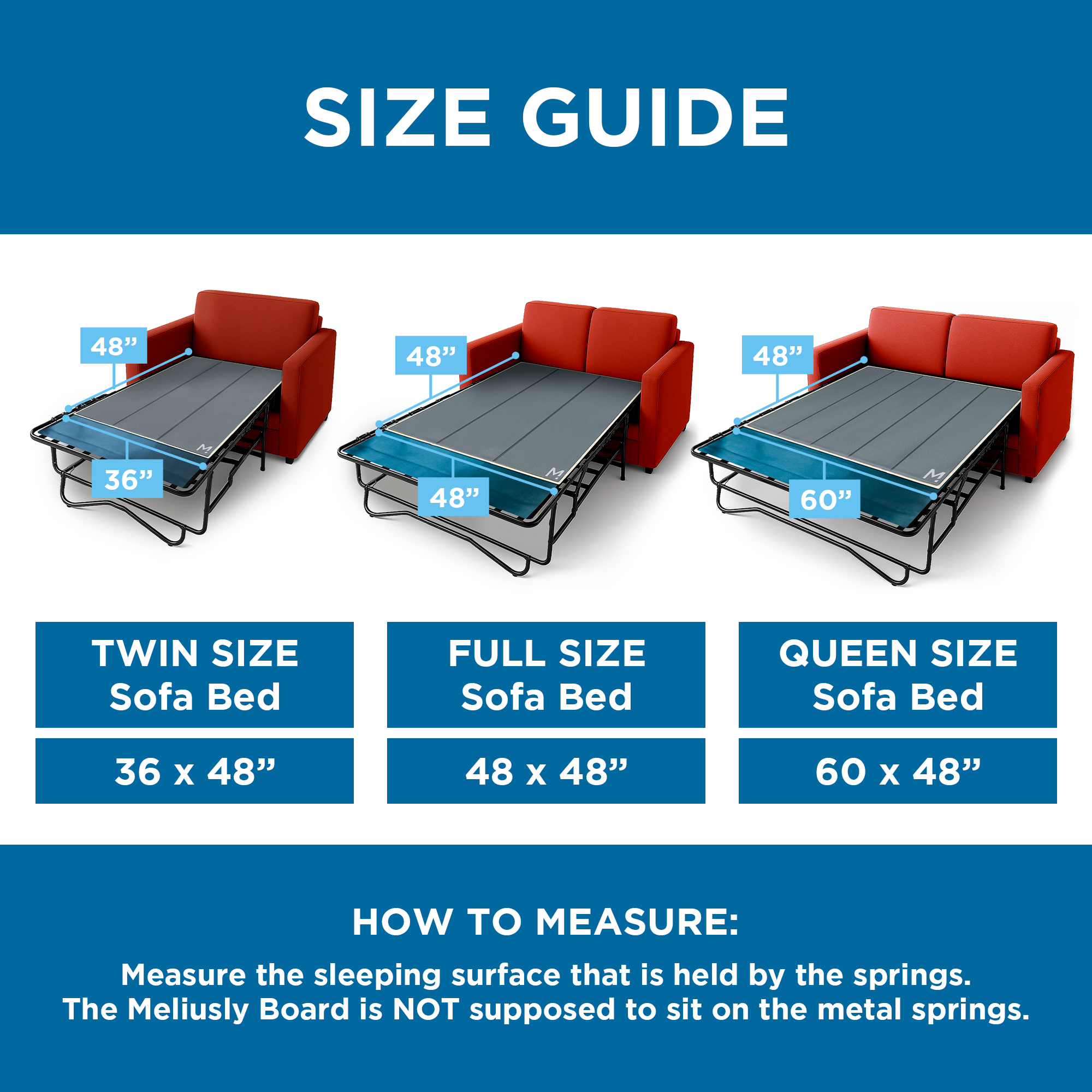 SleeperSaver™ Lite — Lightweight Sofa Bed Support Board