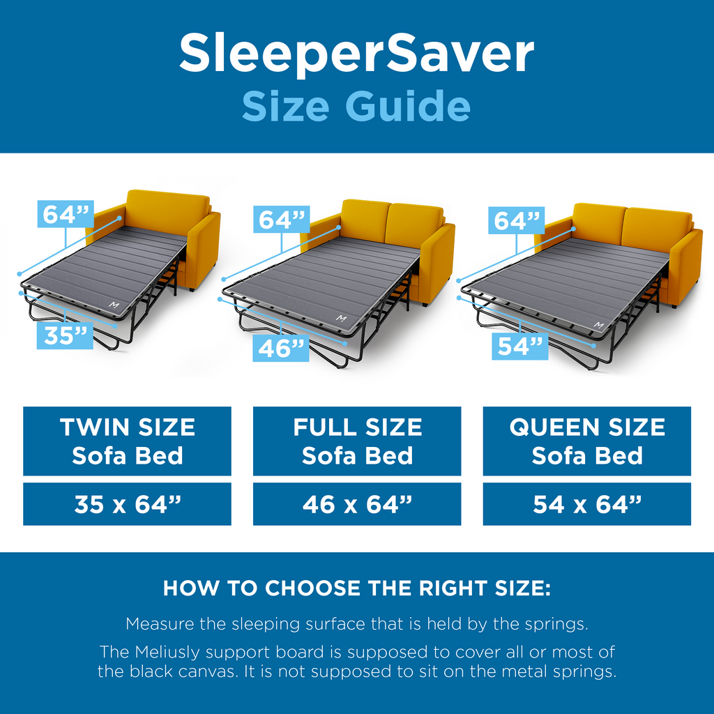 SleeperSaver™ Pro — Permanently Installed Sofa Bed Support Board