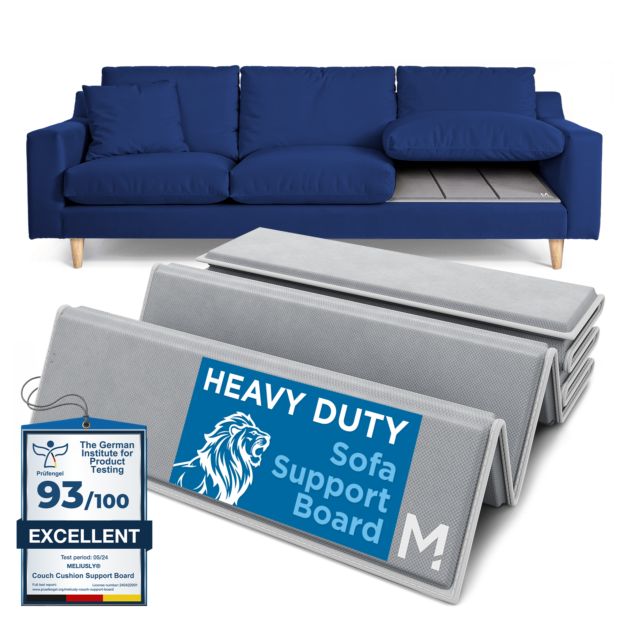 Heavy Duty Sofa Cushion Support Board — Couch Support for Sagging Cushions
