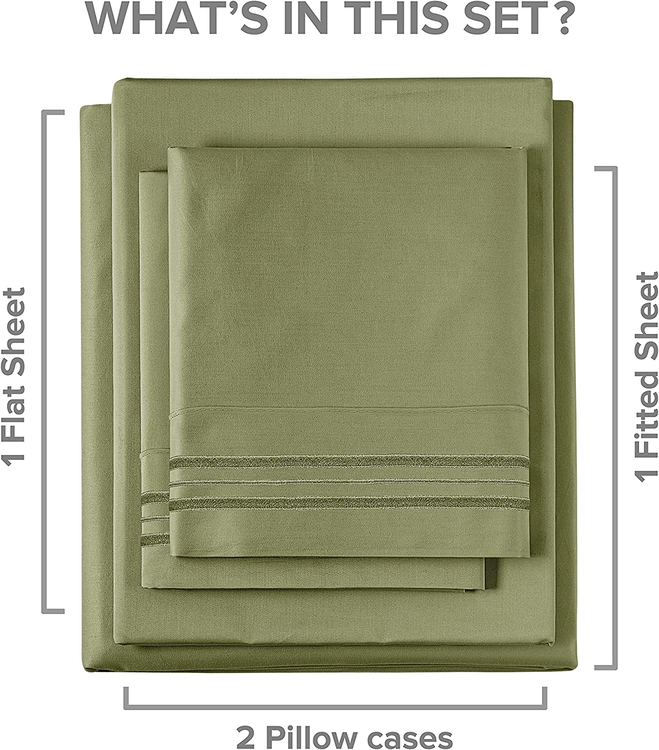 Cotton 400 Thread Count 4 Piece Deep Pocket Sheet Set