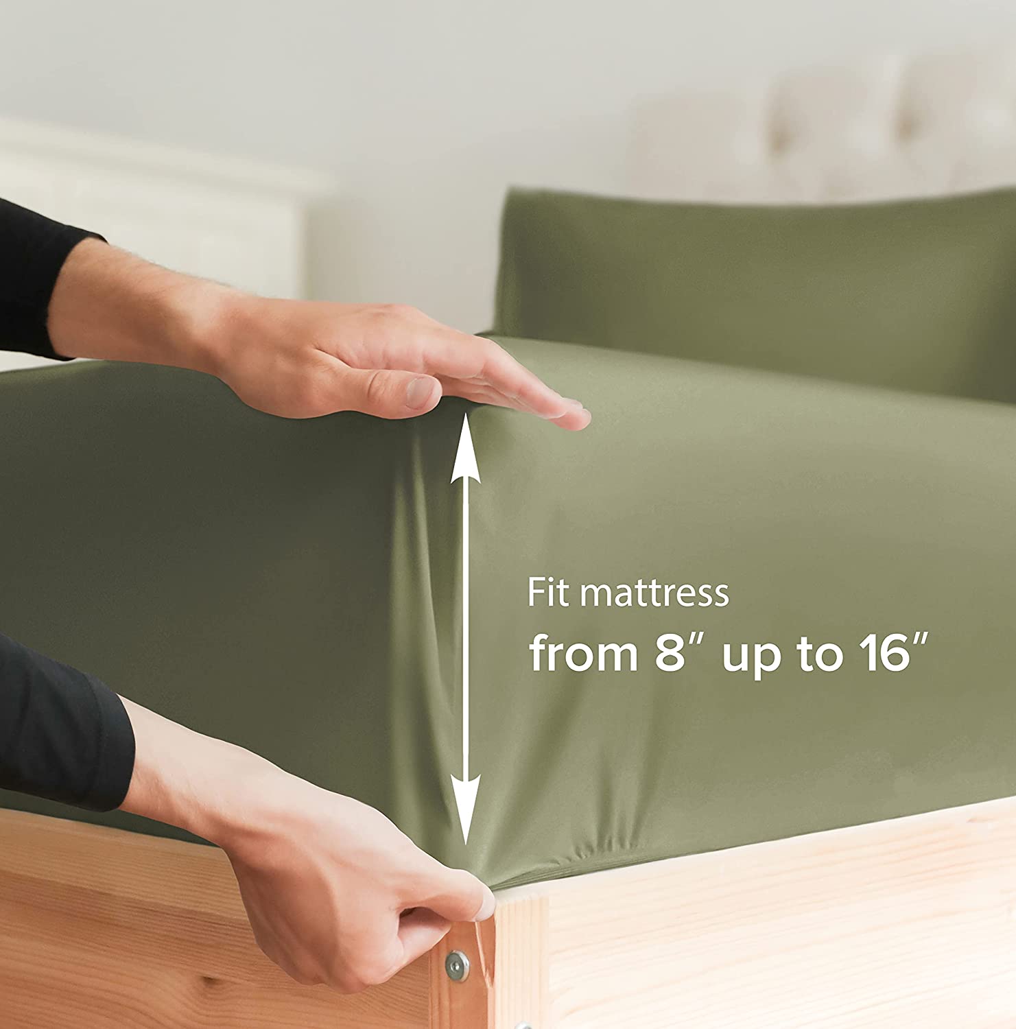 Cotton 400 Thread Count Standard Single Fitted Sheet