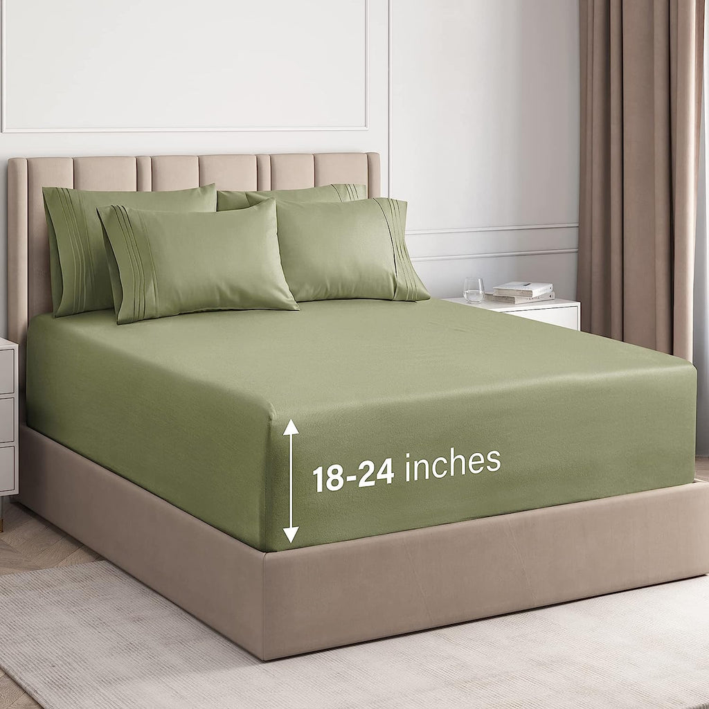 6 Piece Deep Pocket Sheet Set