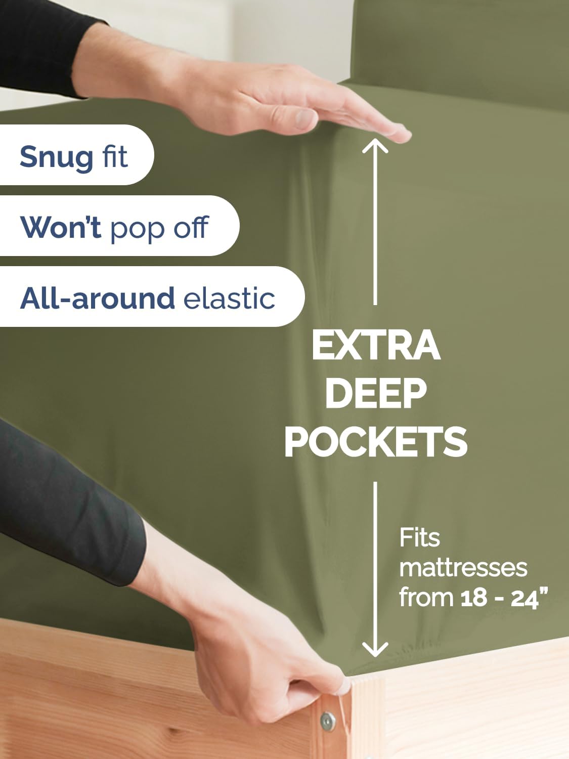 6 Piece Deep Pocket Sheet Set