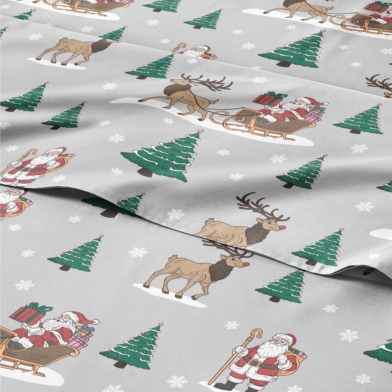 4 Piece Christmas Sheet Set