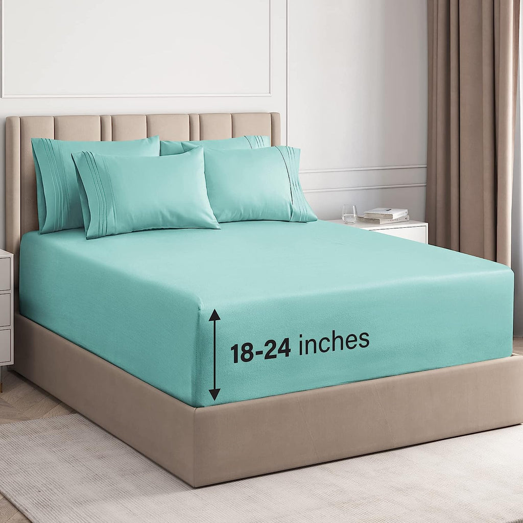 6 Piece Deep Pocket Sheet Set