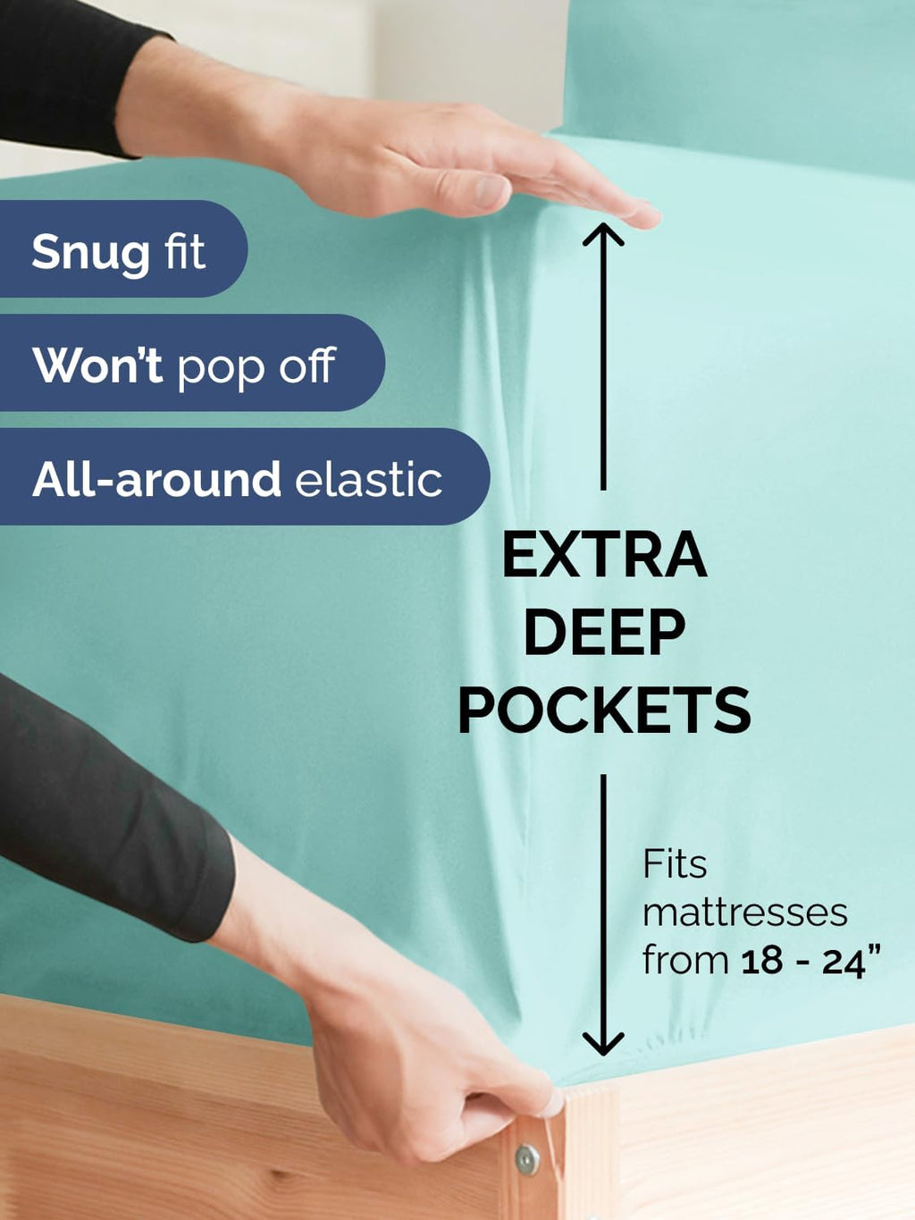 6 Piece Deep Pocket Sheet Set