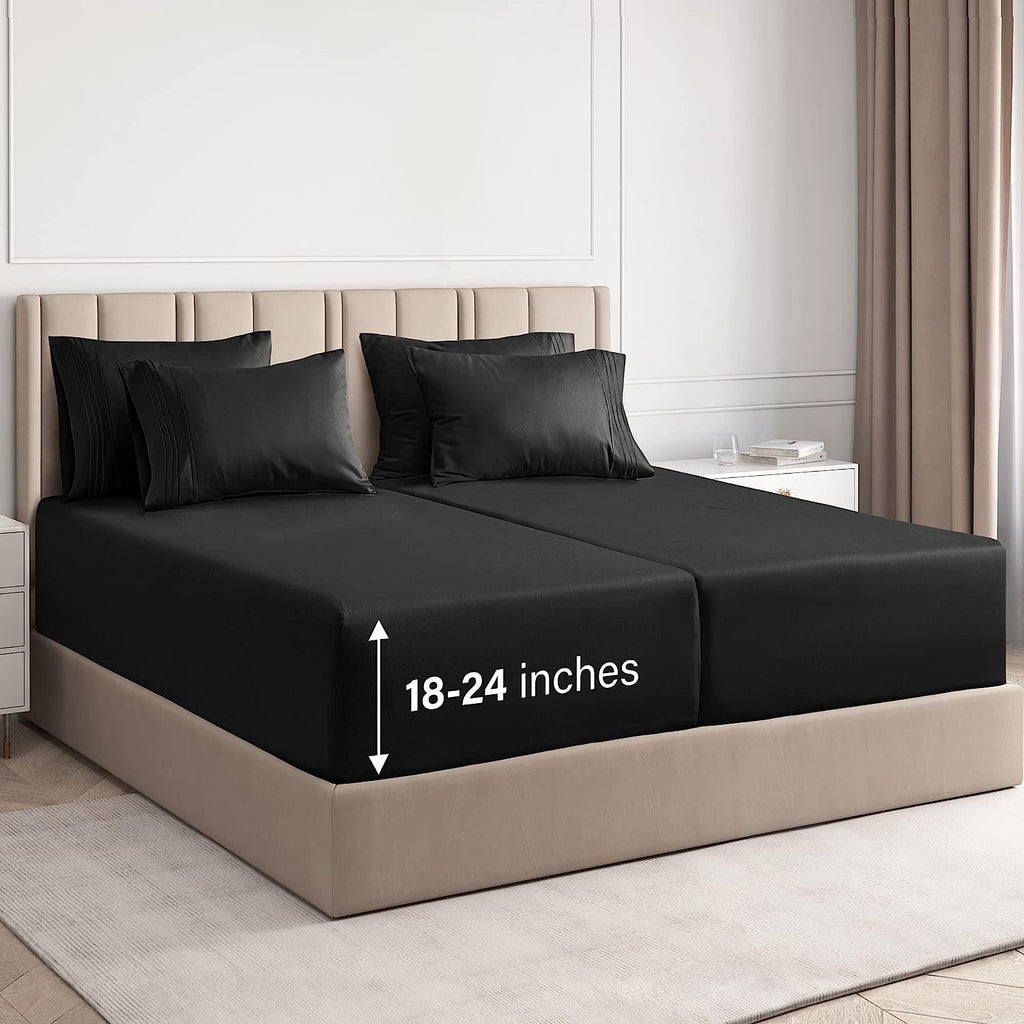 6 Piece Deep Pocket Sheet Set