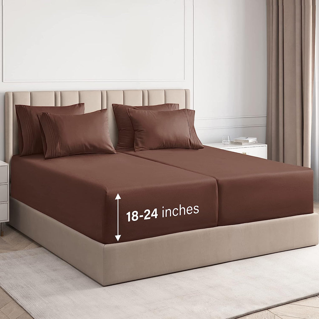 6 Piece Deep Pocket Sheet Set