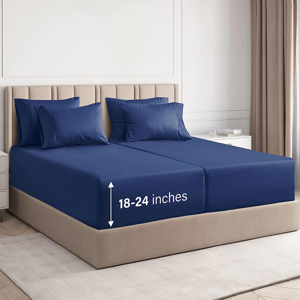 6 Piece Deep Pocket Sheet Set