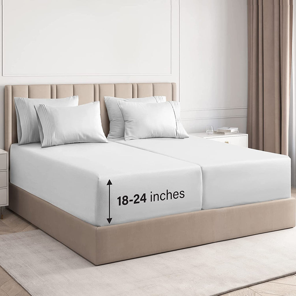 6 Piece Deep Pocket Sheet Set