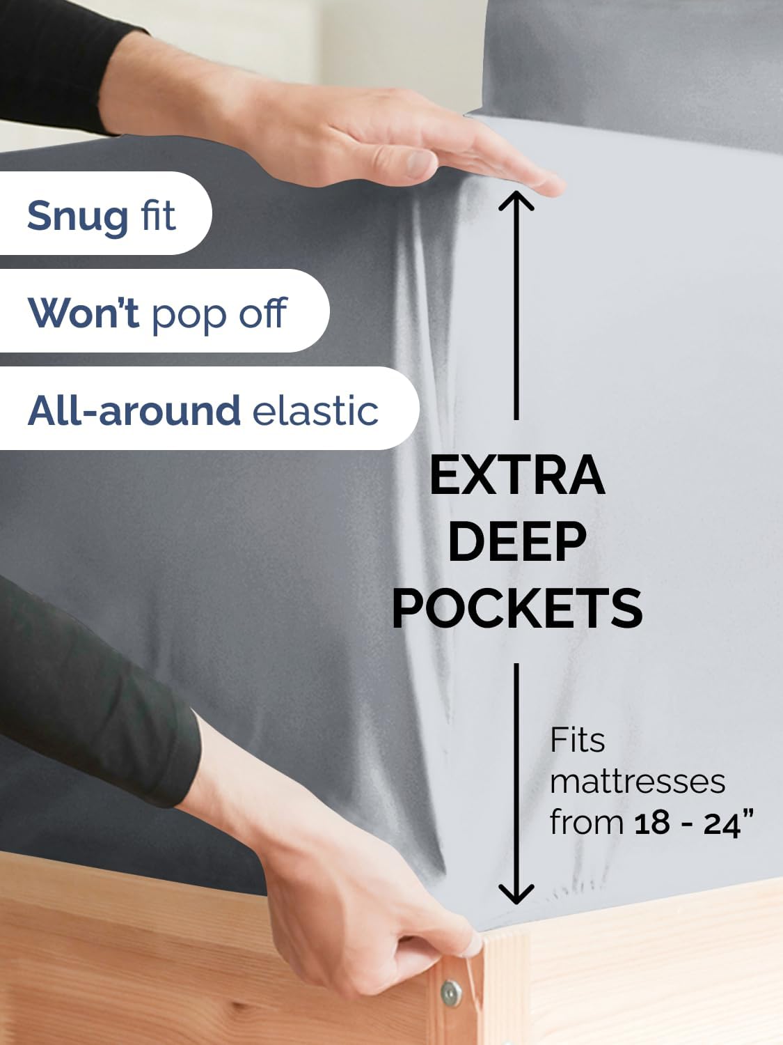 6 Piece Deep Pocket Sheet Set