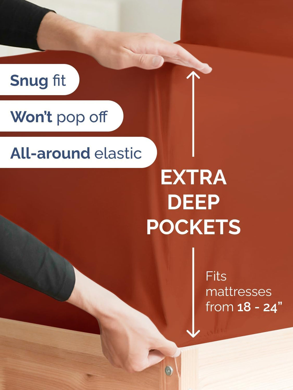 6 Piece Deep Pocket Sheet Set