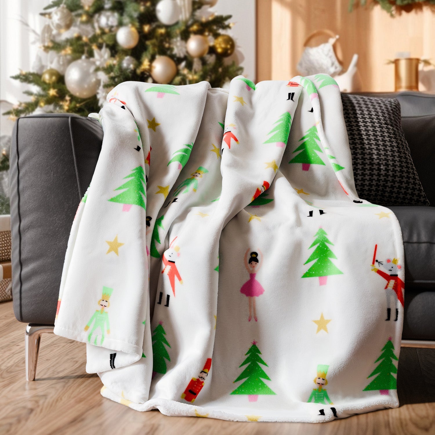 Christmas Printed Flannel Blanket