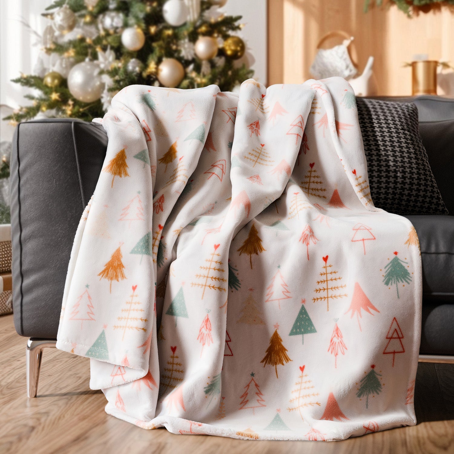 Christmas Printed Flannel Blanket