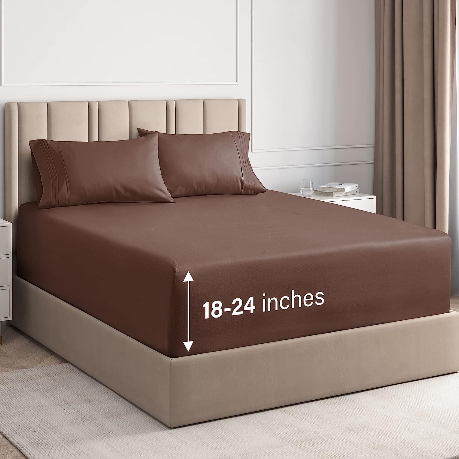 6 Piece Deep Pocket Sheet Set