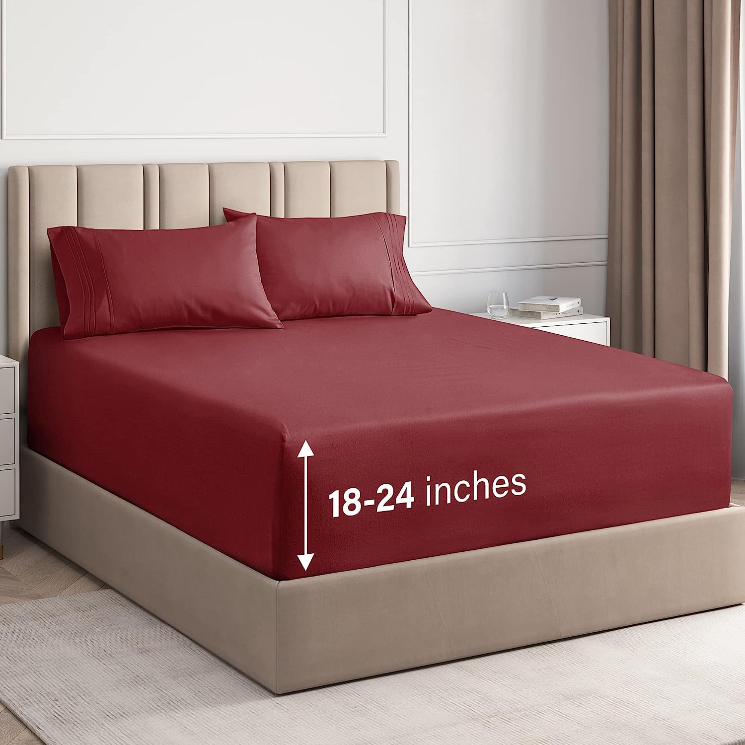 6 Piece Deep Pocket Sheet Set