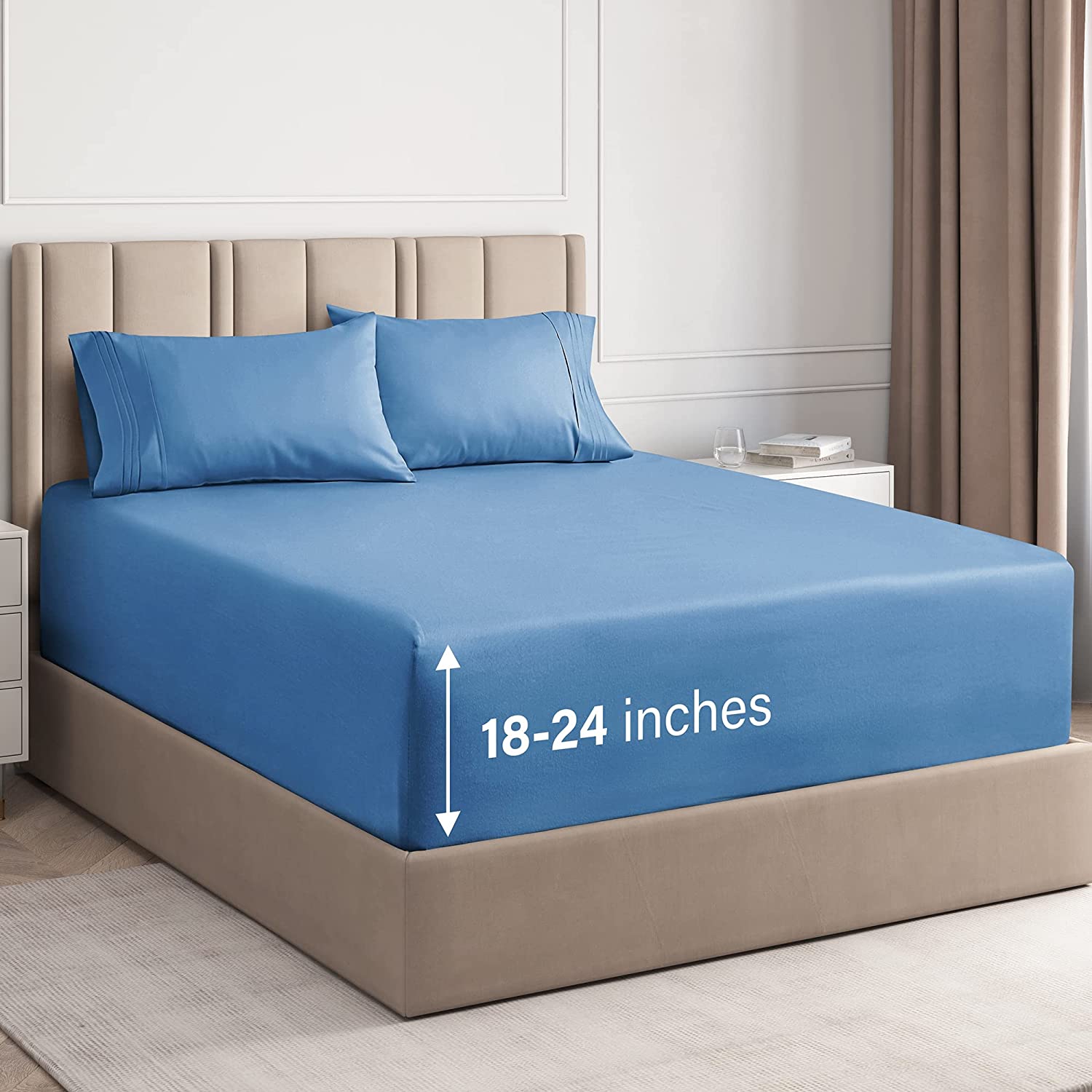 6 Piece Deep Pocket Sheet Set