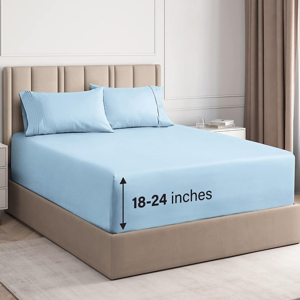 6 Piece Deep Pocket Sheet Set
