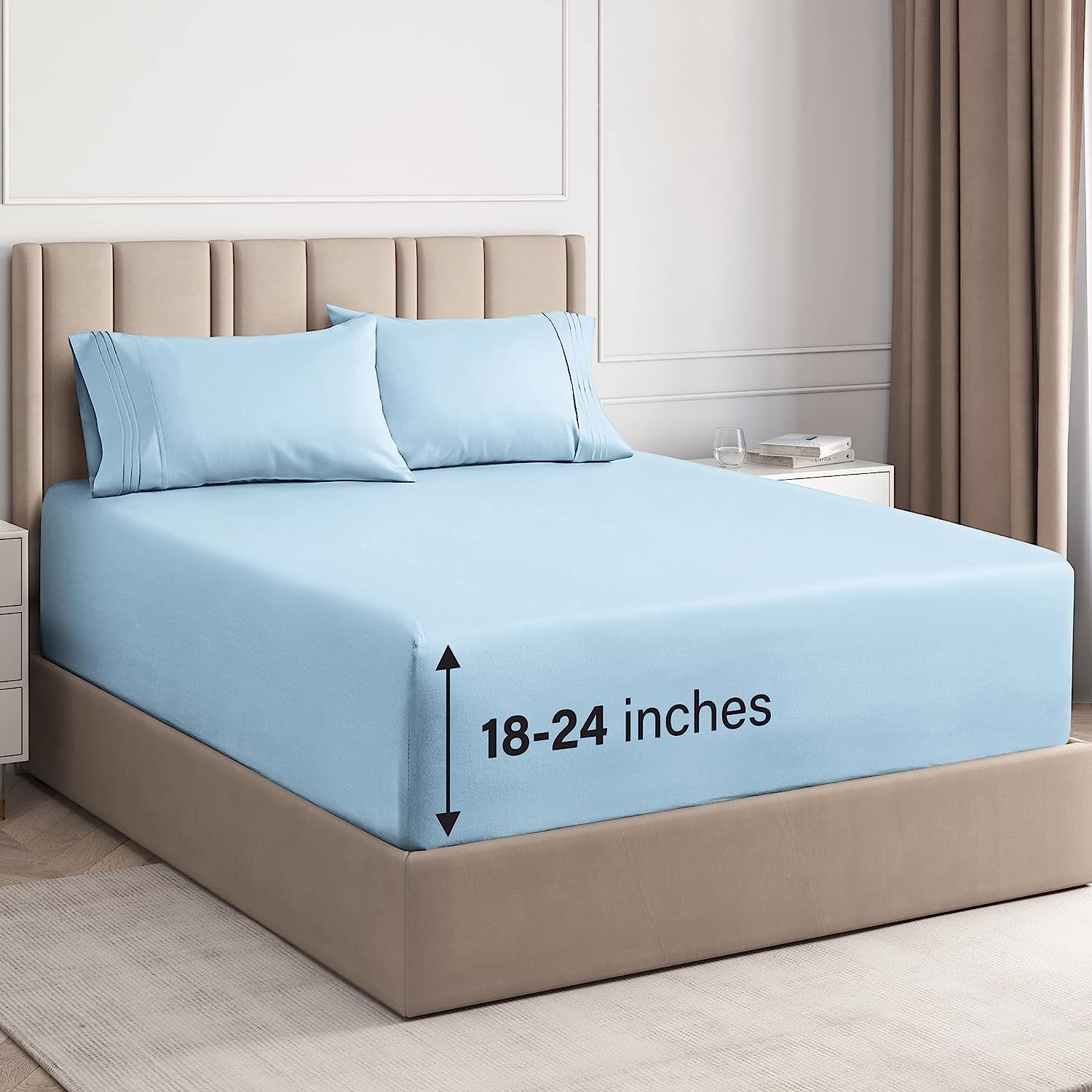 6 Piece Deep Pocket Sheet Set