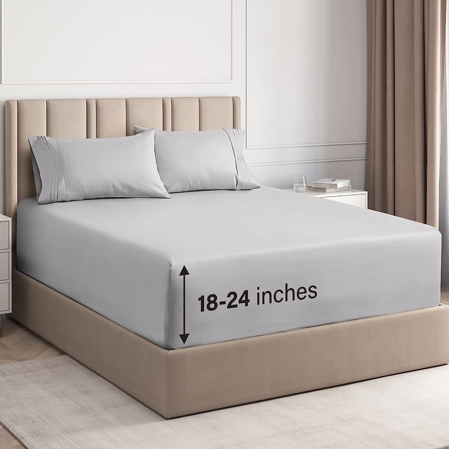 6 Piece Deep Pocket Sheet Set