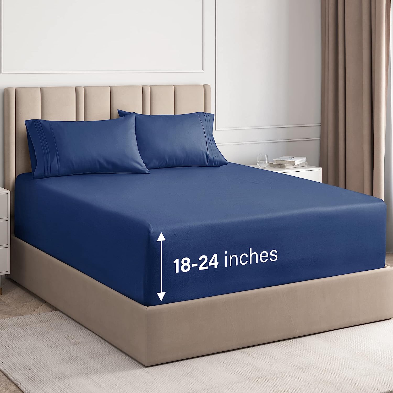 6 Piece Deep Pocket Sheet Set
