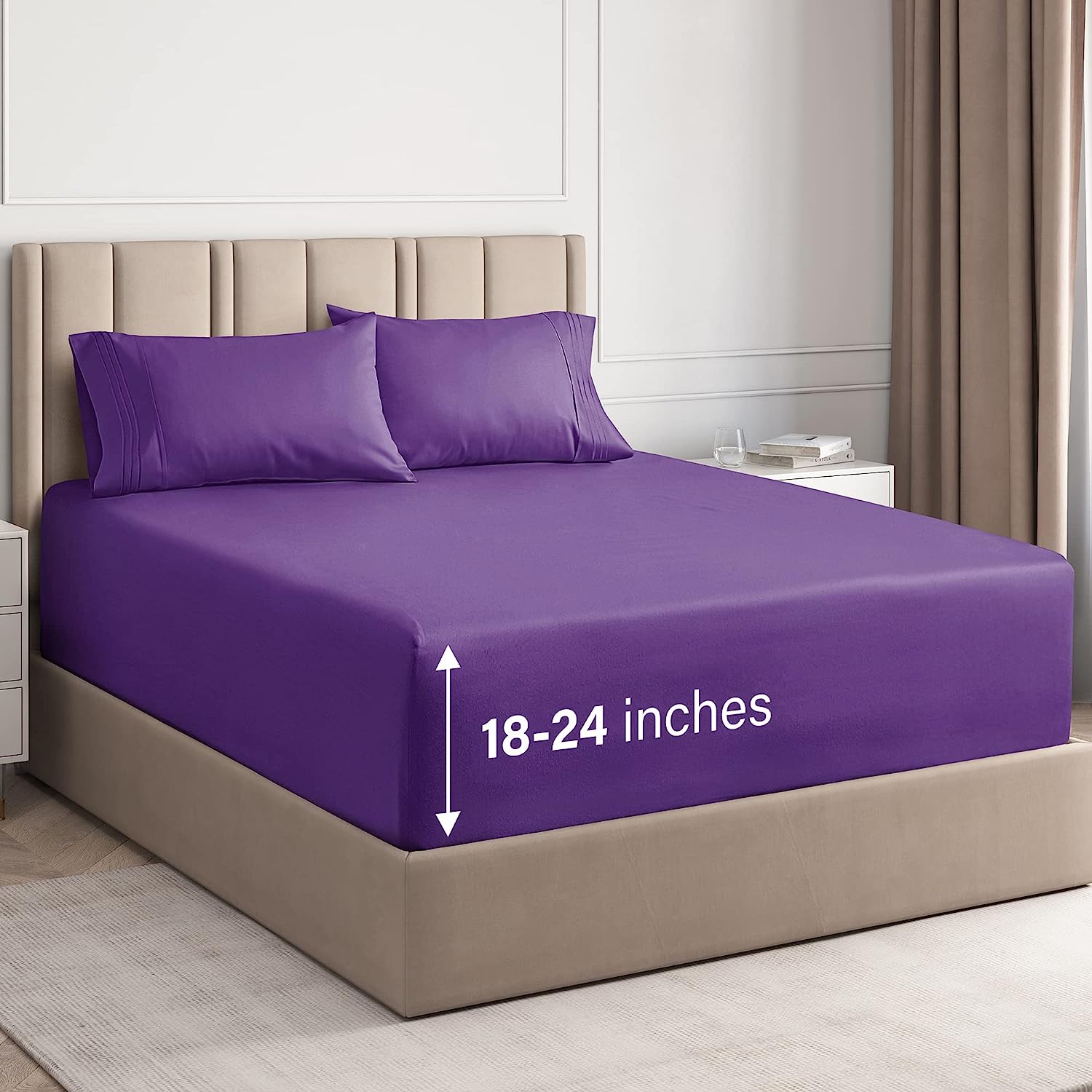 6 Piece Deep Pocket Sheet Set