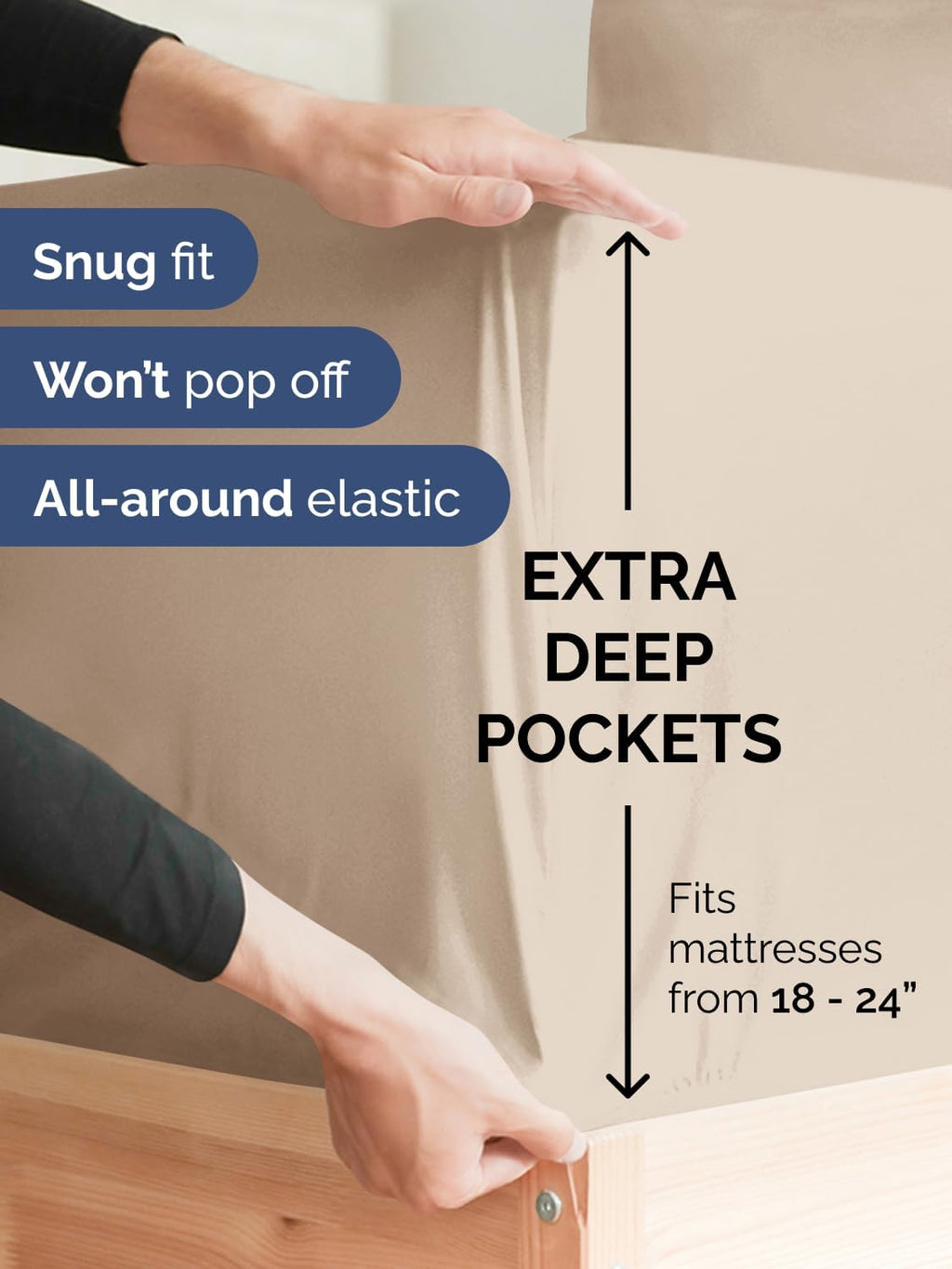 6 Piece Deep Pocket Sheet Set