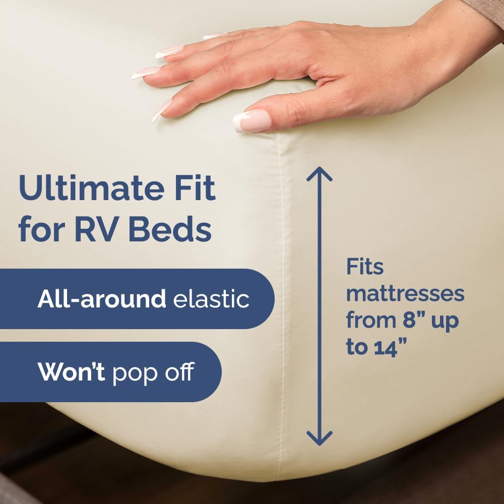 Short Queen RV Sheet Set