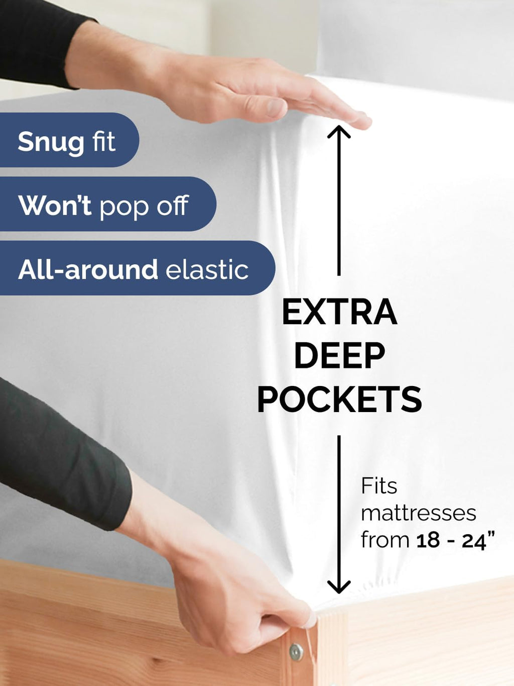 6 Piece Deep Pocket Sheet Set