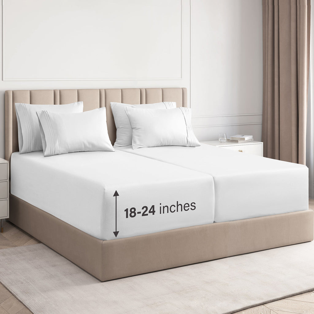 6 Piece Deep Pocket Sheet Set