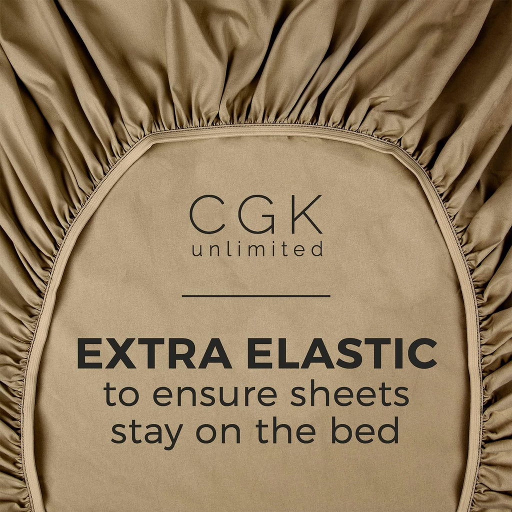 Cotton 400 Thread Count Standard Single Fitted Sheet
