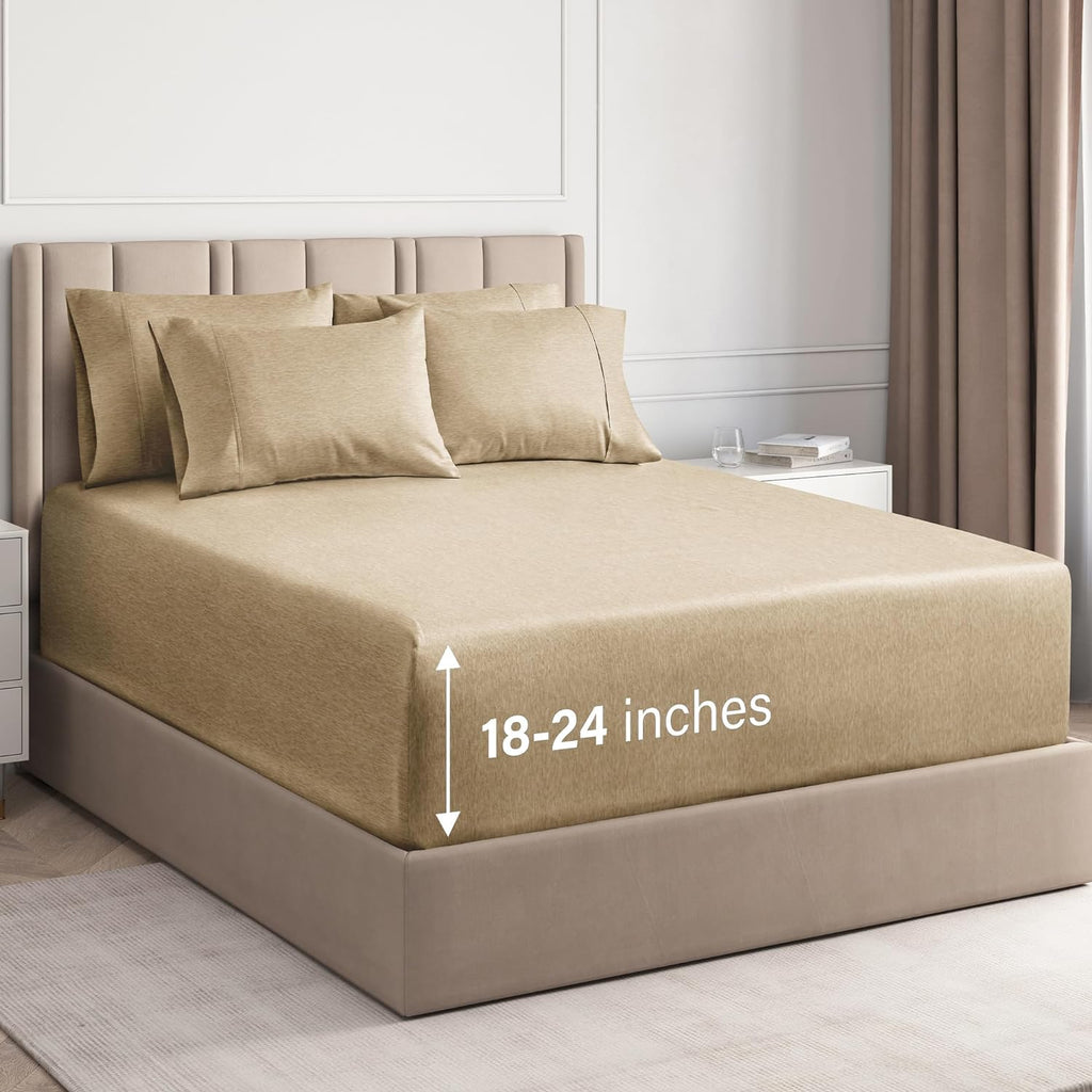 6 Piece Deep Pocket Sheet Set