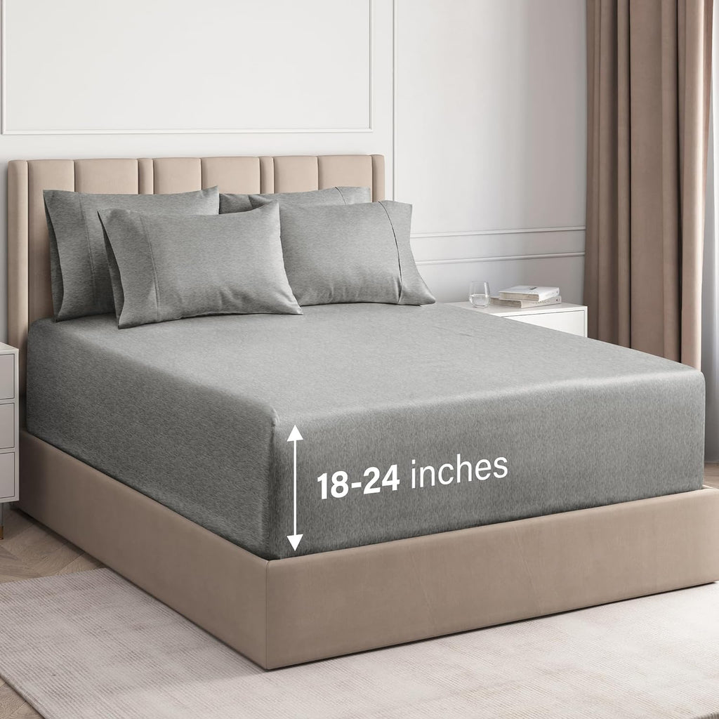 6 Piece Deep Pocket Sheet Set