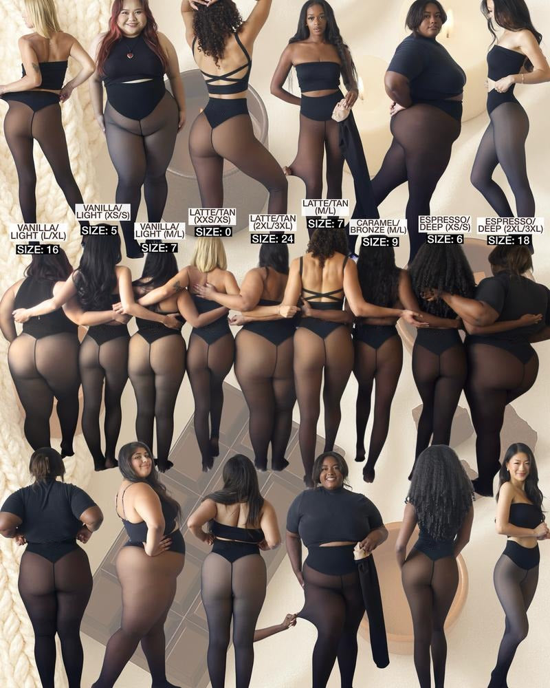 BOGO🔥One-Seam Fleece Lined Tights with Compression Band