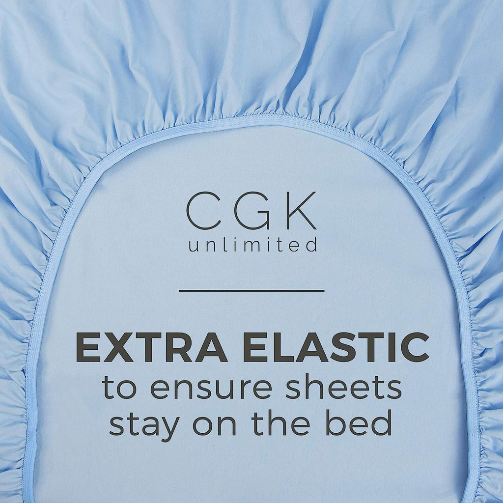 Cotton 400 Thread Count Standard Single Fitted Sheet