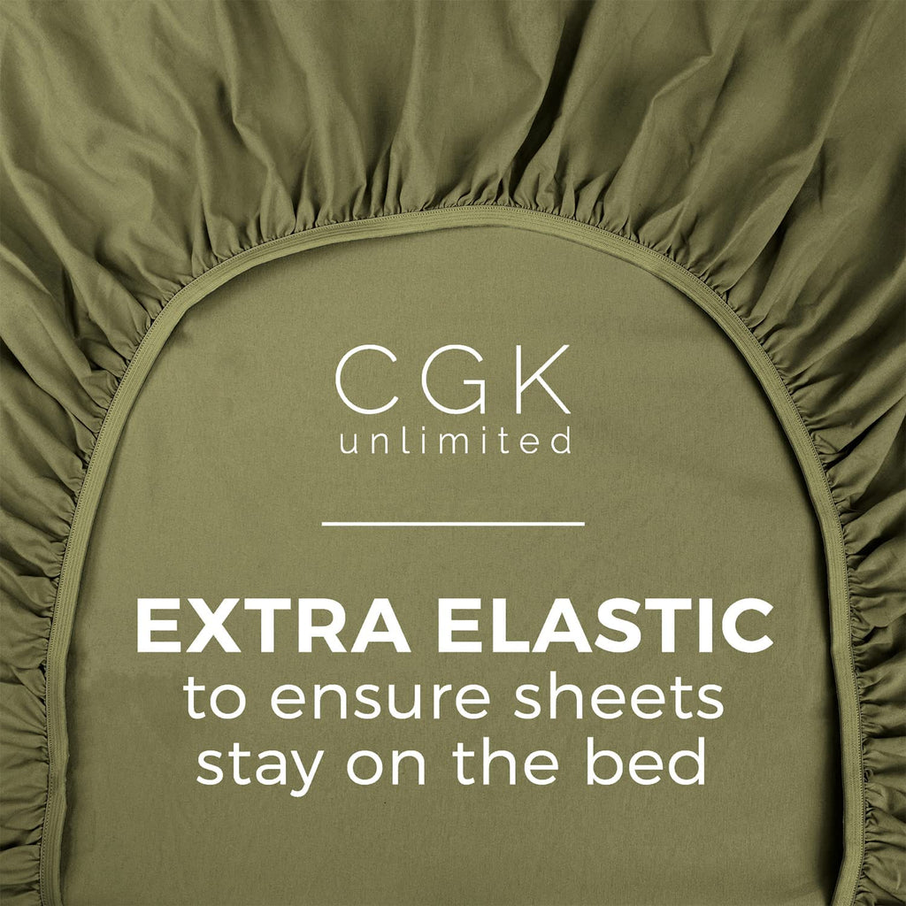 Cotton 400 Thread Count Standard Single Fitted Sheet
