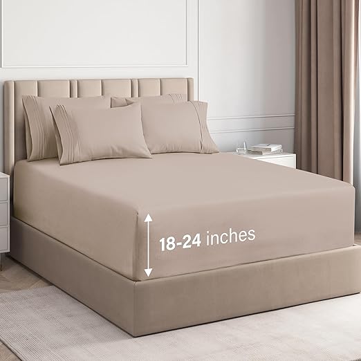 6 Piece Deep Pocket Sheet Set